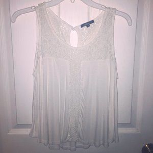 Ambiance White Blouse Size Small